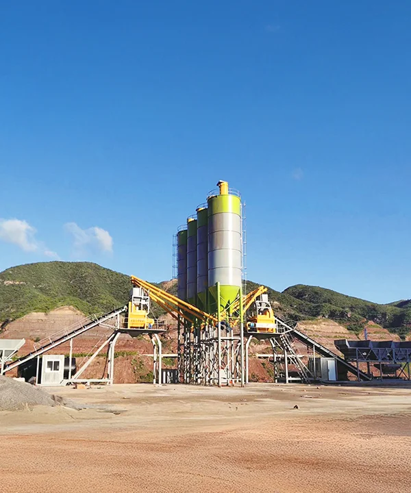 Foundation-free Concrete Plant